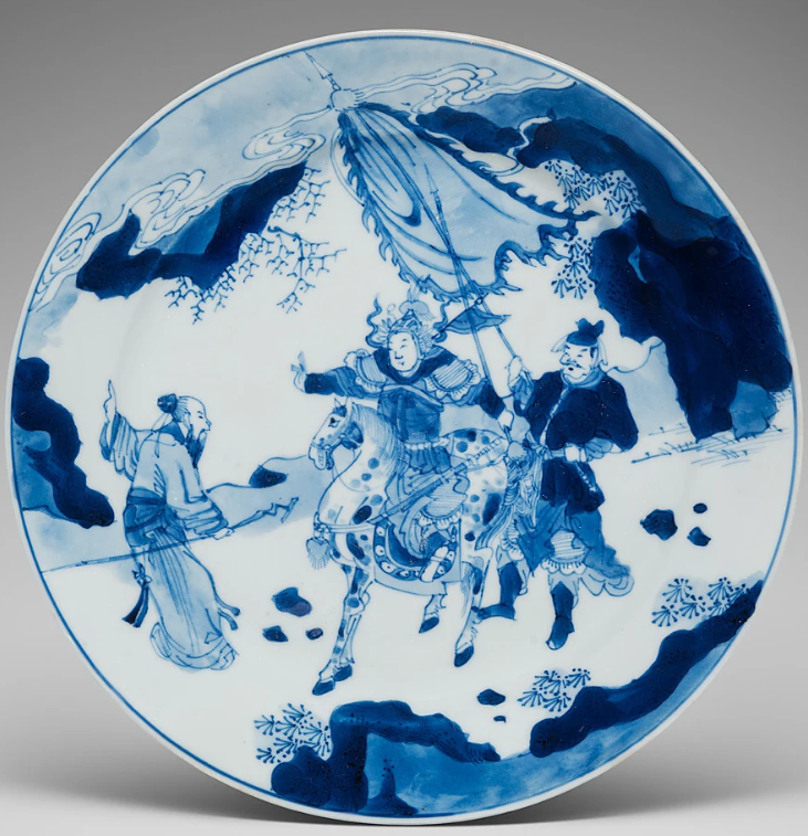 瓷器上的英雄將帥